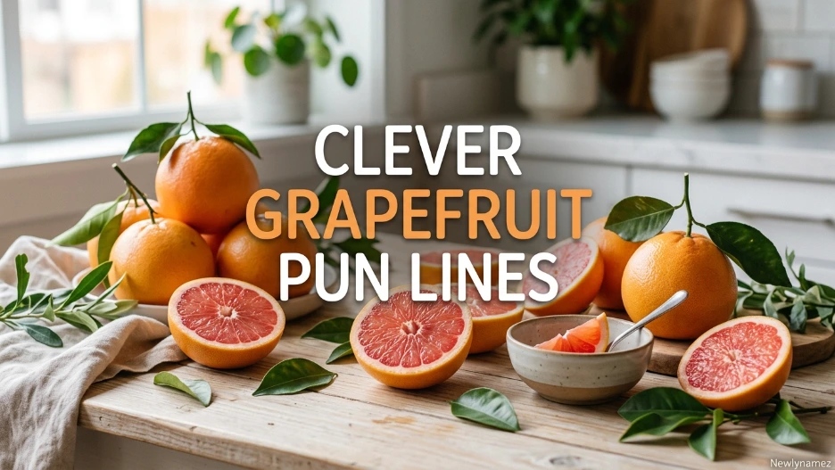 Clever Grapefruit Pun Lines