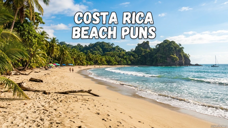 Costa Rica Beach Puns