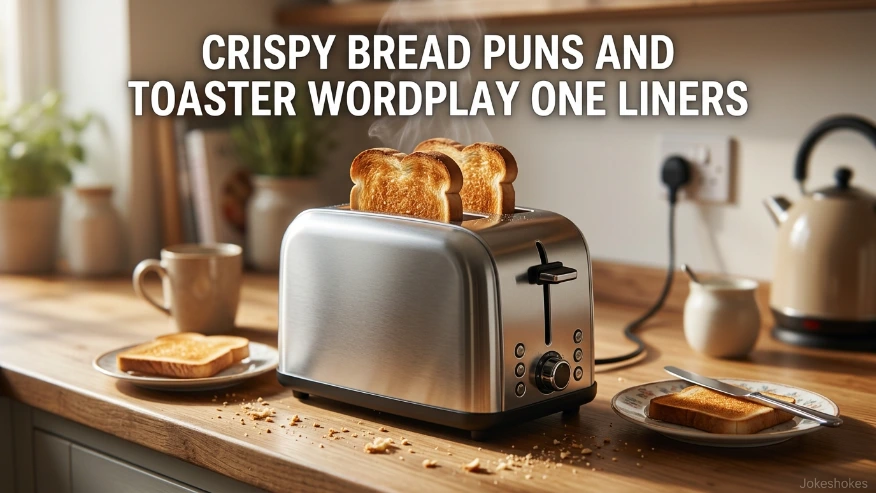 Crispy Bread Puns and Toaster Wordplay One Liners
