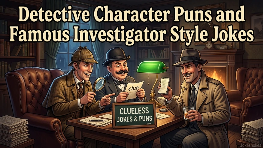Detective Character Puns and Famous Investigator Style Jokes