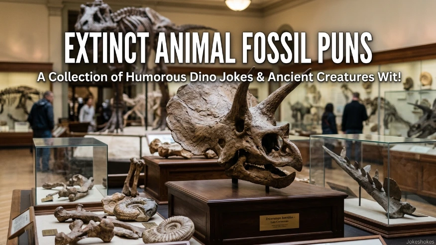 Extinct Animal Fossil Puns