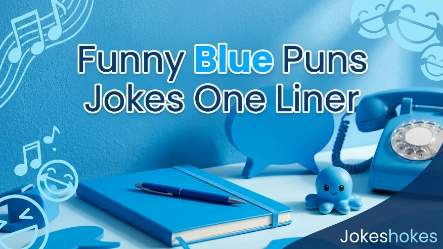 Funny Blue Puns Jokes One Liner