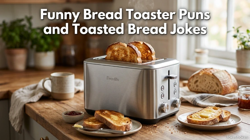 Funny Bread Toaster Puns and Toasted Bread Jokes