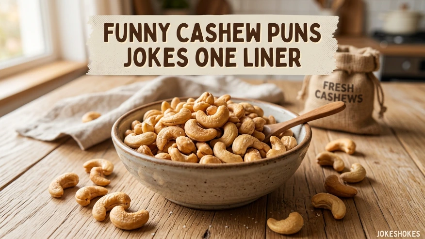 Funny Cashew Puns Jokes One Liner