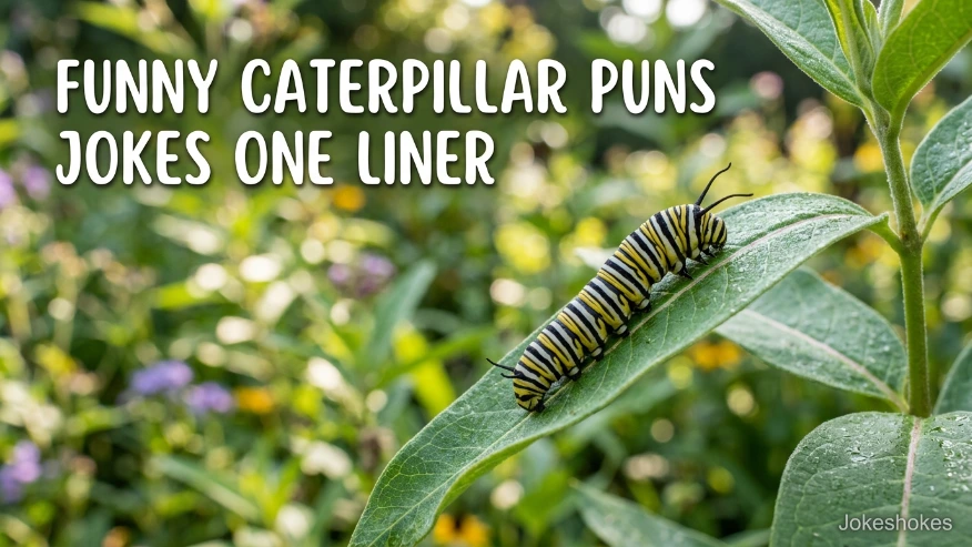Funny Caterpillar Puns Jokes One Liner