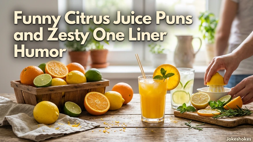 Funny Citrus Juice Puns and Zesty One Liner Humor