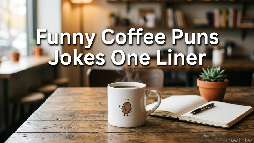 Funny Coffee Puns Jokes One Liner