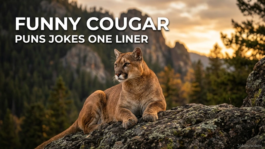 Funny Cougar Puns Jokes One Liner