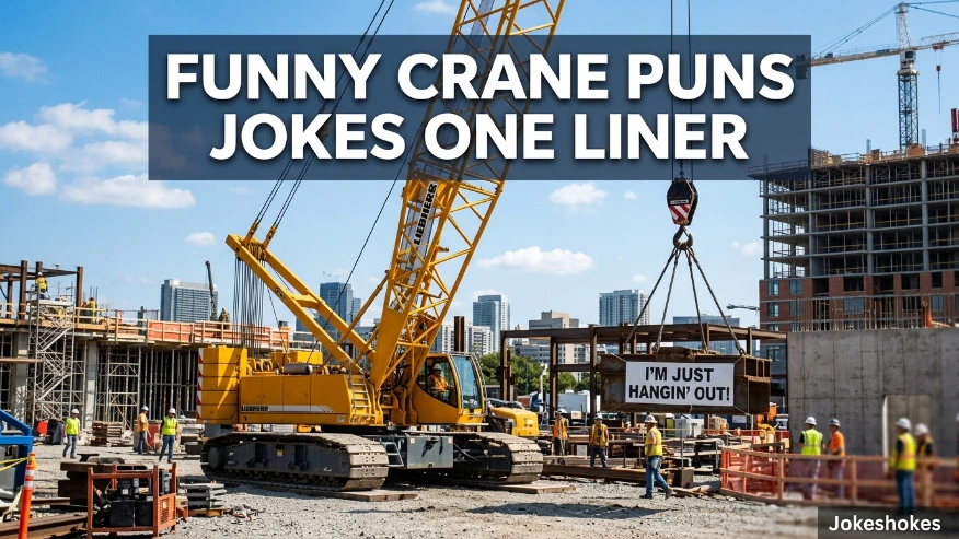 Funny Crane Puns Jokes One Liner