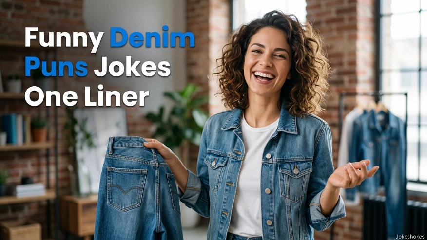 Funny Denim Puns Jokes One Liner