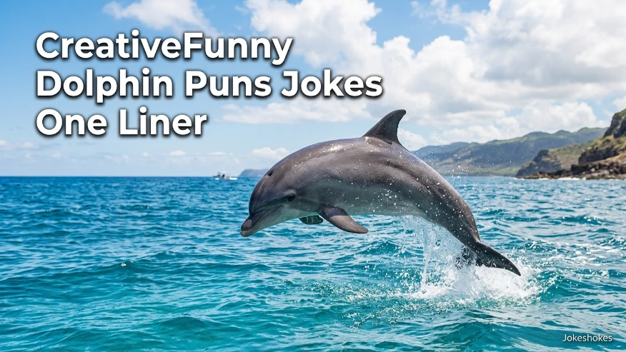 Funny Dolphin Puns Jokes One Liner