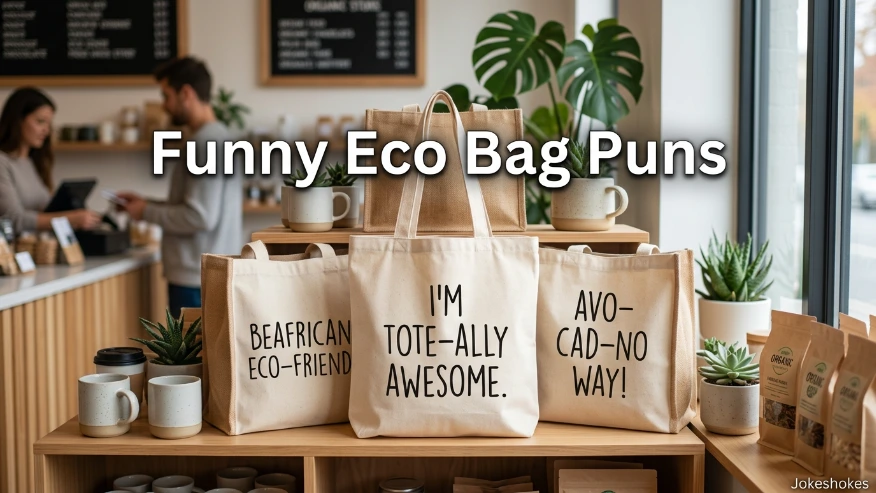 Funny Eco Bag Puns