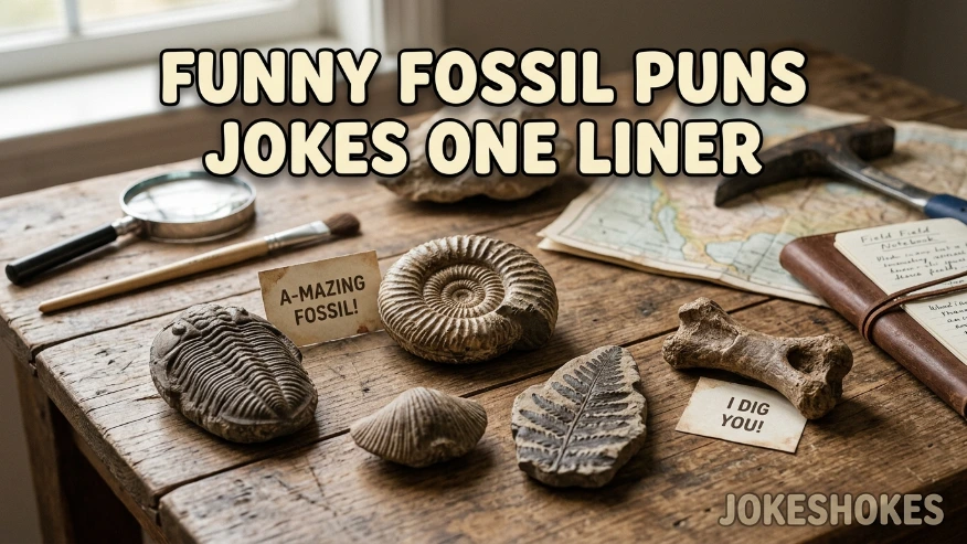 Funny Fossil Puns Jokes One Liner