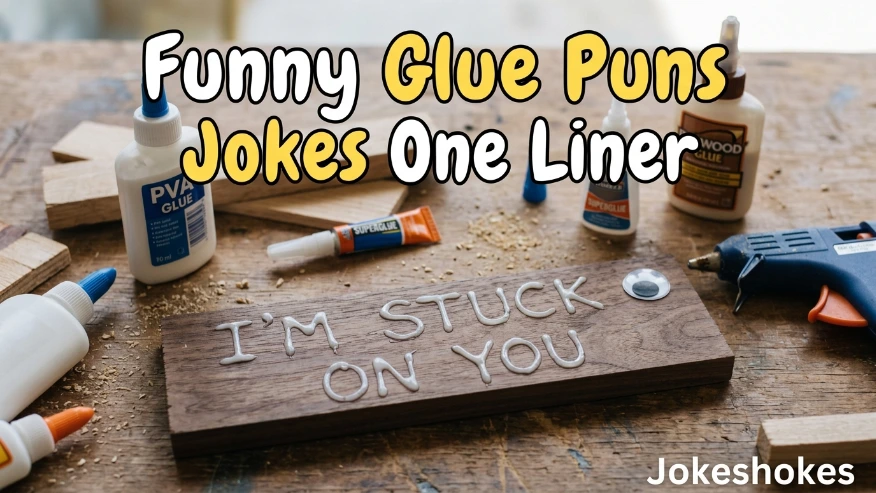 Funny Glue Puns Jokes One Liner
