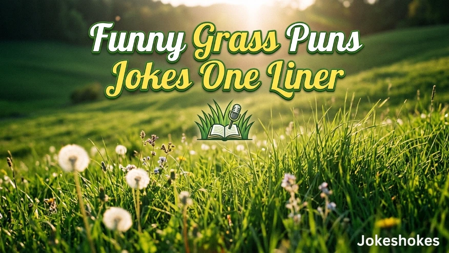 Funny Grass Puns Jokes One Liner