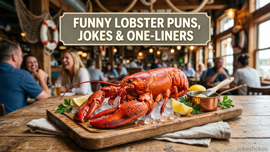 Funny Lobster Puns Jokes One Liner