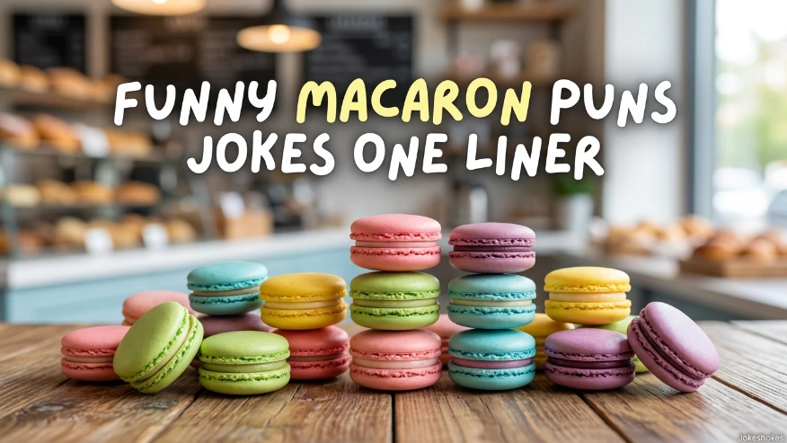Funny Macaron Puns Jokes One Liner