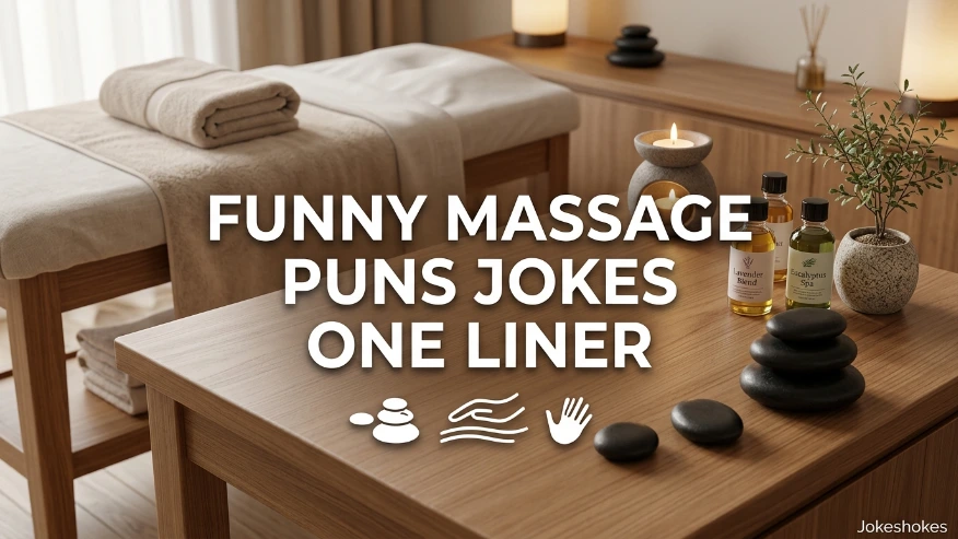 Funny Massage Puns Jokes One Liner