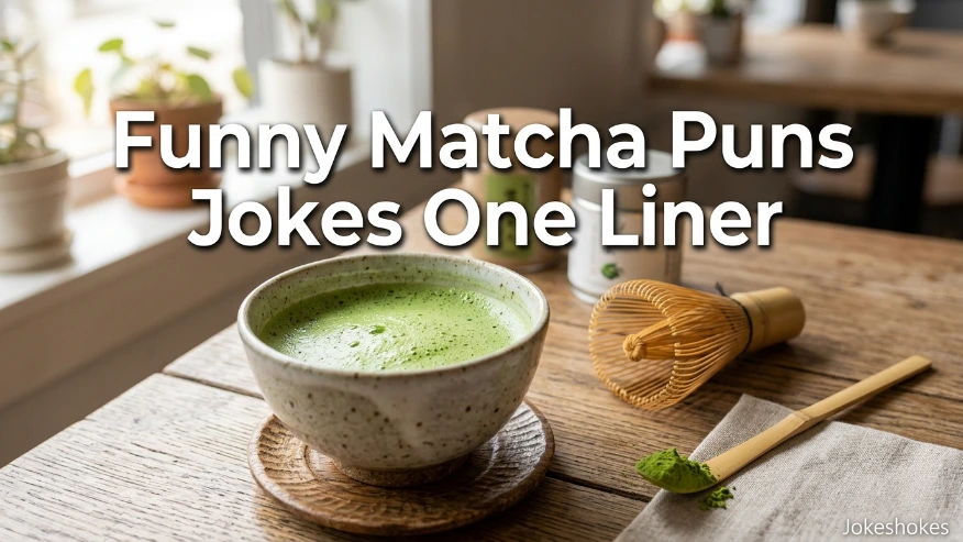 Funny Matcha Puns Jokes One Liner