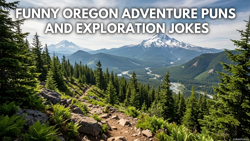Funny Oregon Adventure Puns and Exploration Jokes