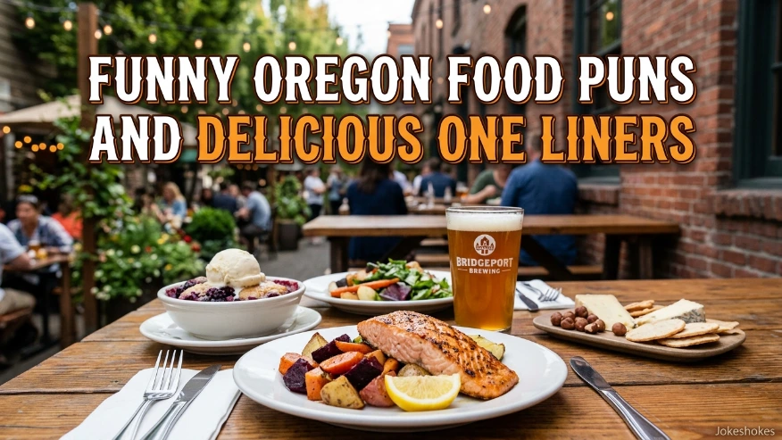 Funny Oregon Food Puns and Delicious One Liners