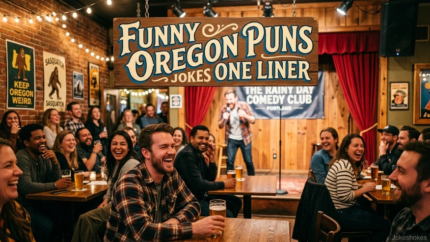 Funny Oregon Puns Jokes One Liner