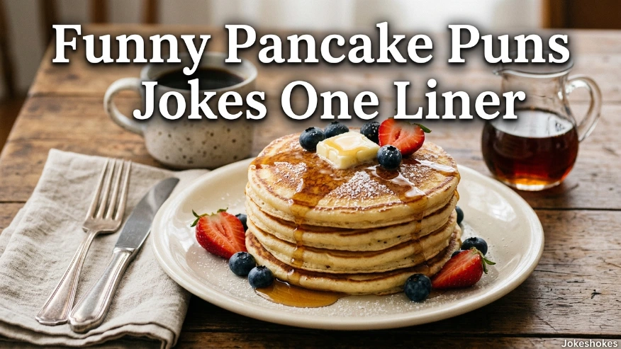 Funny Pancake Puns Jokes One Liner