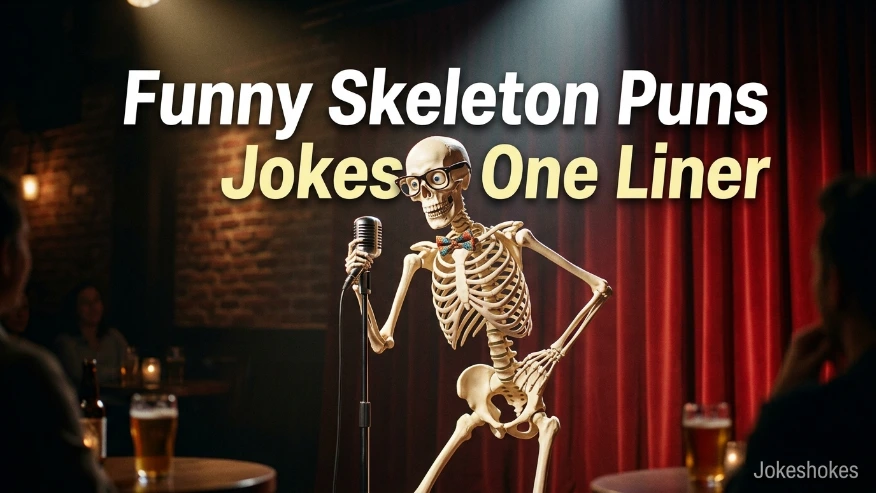 Funny Skeleton Puns Jokes One Liner