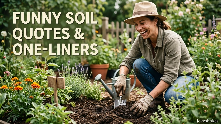 Funny Soil Quotes and One-Liners