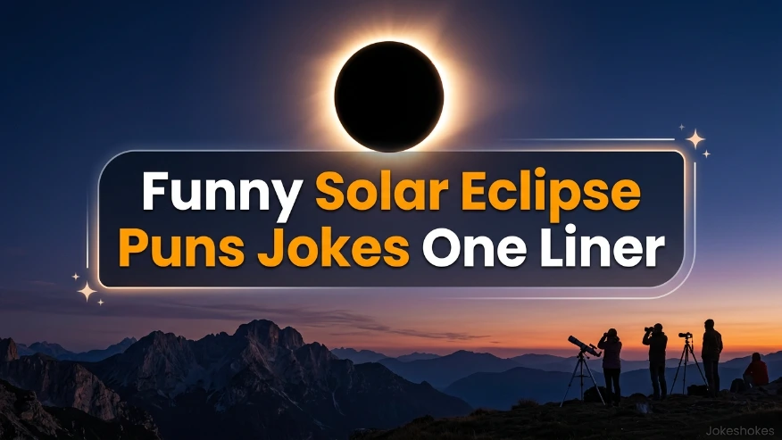 Funny Solar Eclipse Puns Jokes One Liner