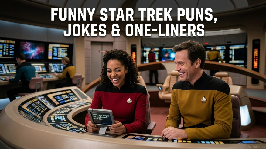 Funny Star Trek Puns Jokes One Liner