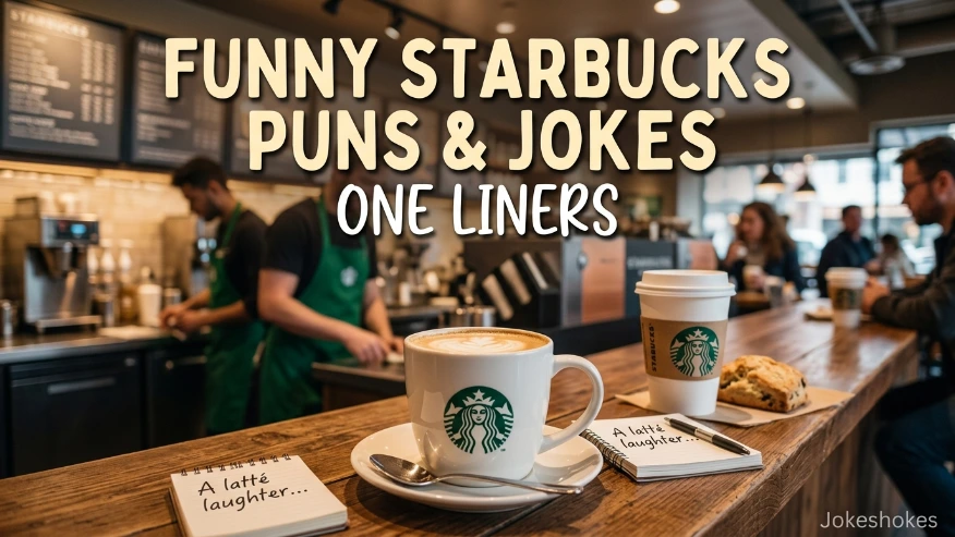 Funny Starbucks Puns Jokes One Liner