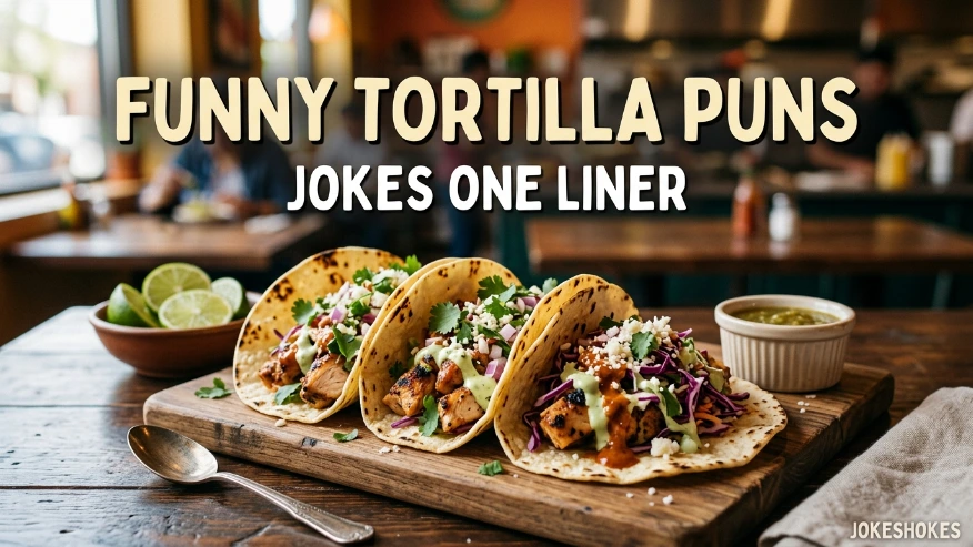 Funny Tortilla Puns Jokes One Liner