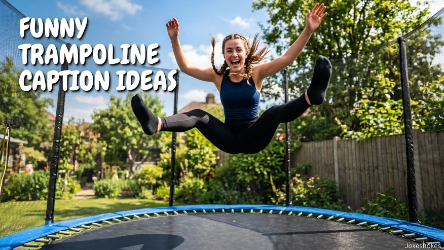 Funny Trampoline Caption Ideas