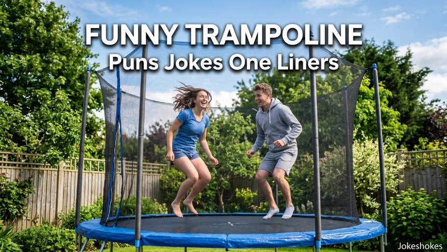 Funny Trampoline Puns Jokes One Liner
