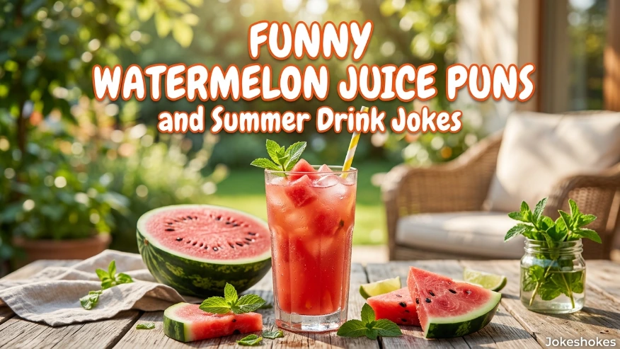 Funny Watermelon Juice Puns and Summer Drink Jokes
