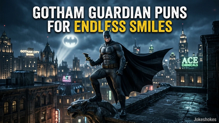 Gotham Guardian Puns for Endless Smiles