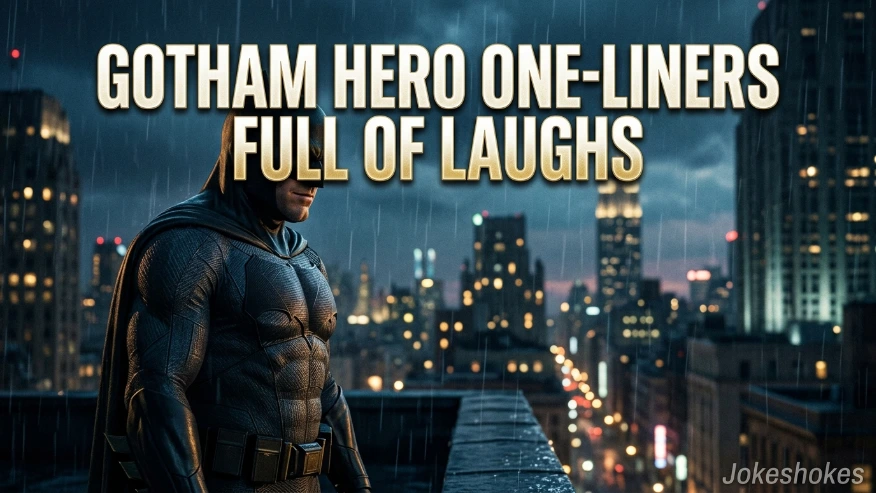 Gotham Hero One-Liners Full of Laughs