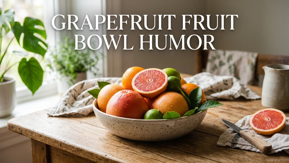 Grapefruit Fruit Bowl Humor