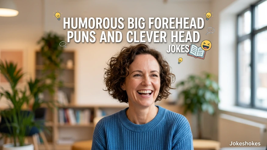 Humorous Big Forehead Puns And Clever Head Jokes