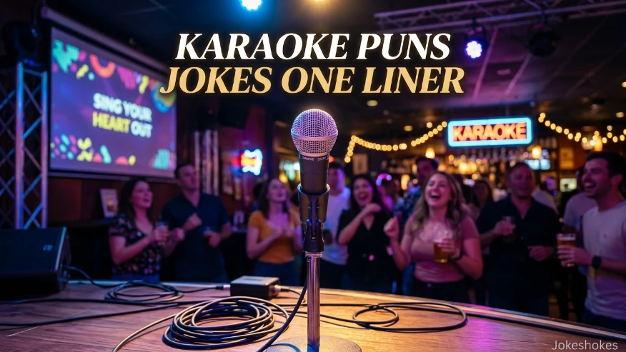 Karaoke Puns Jokes One Liner