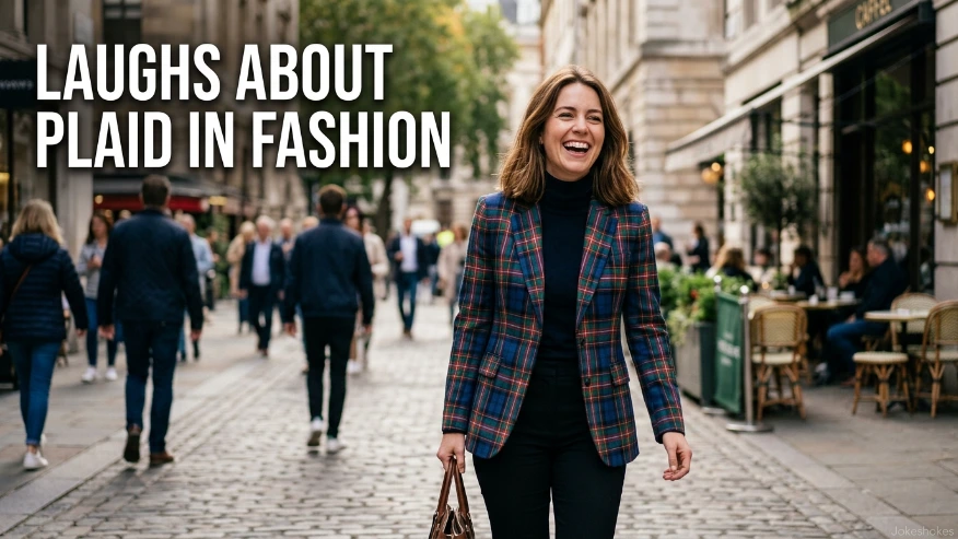 Laughs About Plaid in Fashion