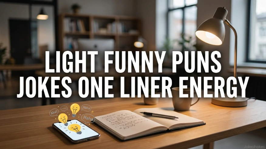 Light Funny Puns Jokes One Liner Energy