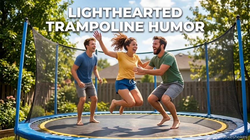 Lighthearted Trampoline Humor