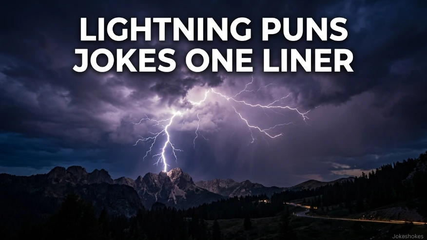 Lightning Puns Jokes One Liner