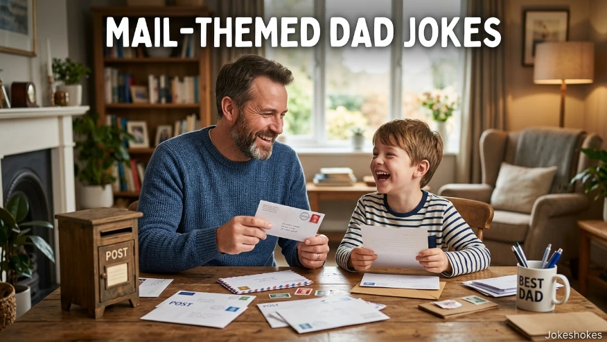 Mail-Themed Dad Jokes