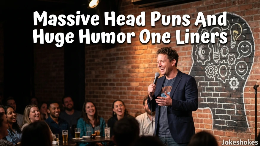 Massive Head Puns And Huge Humor One Liners