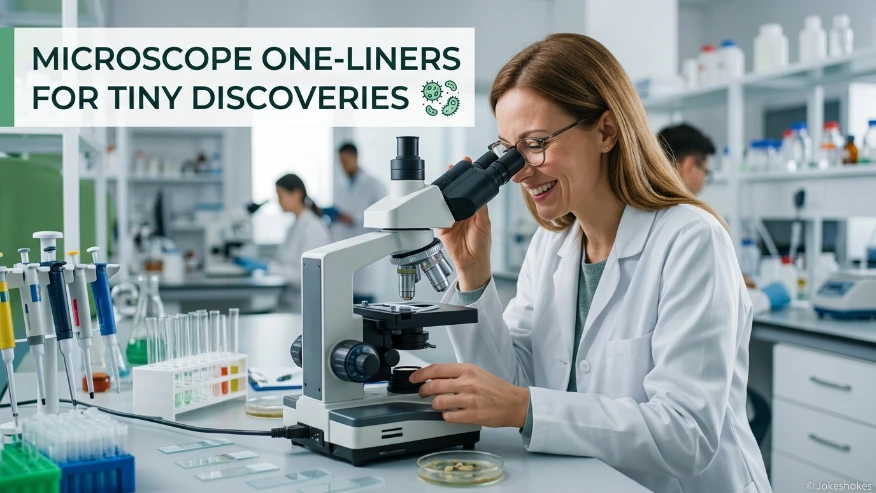 Microscope One-Liners for Tiny Discoveries