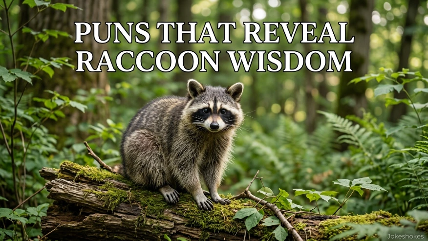 Puns That Reveal Raccoon Wisdom