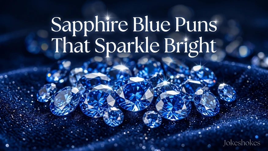 Sapphire Blue Puns That Sparkle Bright